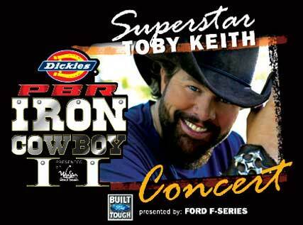 Superstar Singer/Songwriter Toby Keith Joins Pbr Dickies Iron Cowboy Invitational