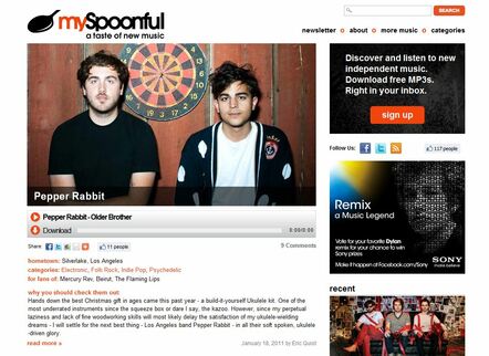 Myspoonful Launches Free Music Service For Busy People