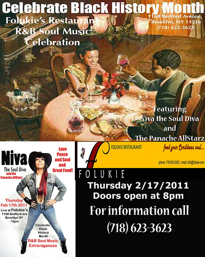 Folukie Restaurant R&b Soul Music Celebraion For Black History Month