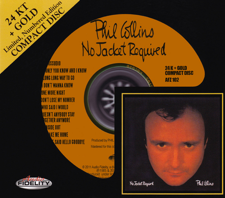 Audio Fidelity Releases Classic Phil Collins Solo Album No Jacket Required In 24kt Gold
