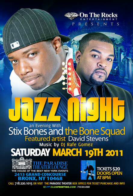 Stix Bones And The Bone Squad Live At The Paradise Theater