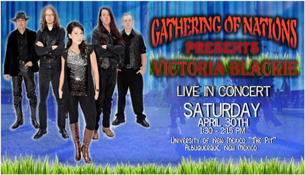 Victoria Blackie In Concert At Gathering Of Nations