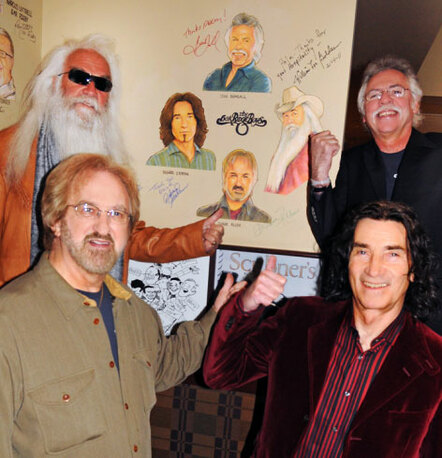 The Oak Ridge Boys Immortalized At 'the Palm'