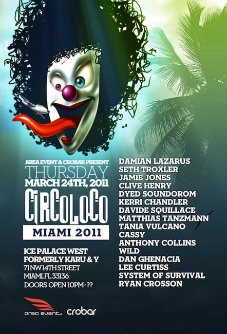 Miami: Area Event Presents Circo Loco @ Ice Palace West On March 24, 2011