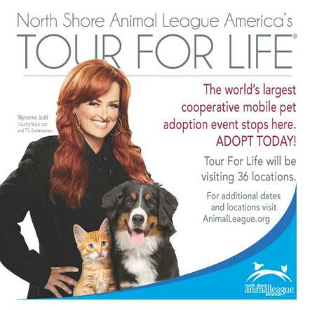 Country Music Legend Wynonna Judd Named National Spokesperson For North Shore Animal League America's 2011 Tour For Life