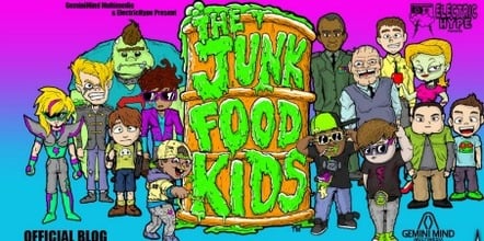 Flying Without Wingz Presents The Junk Food Kids Cartoon