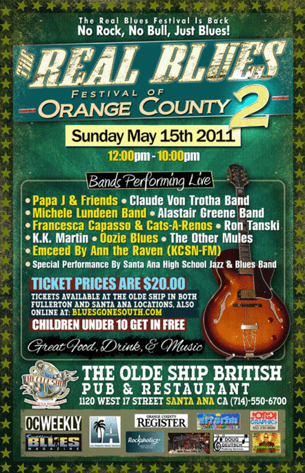 Real Blues Festival '2' Of Orange County Is Back!!!