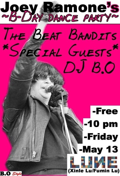 DJ B.O Presents: Joey Ramone's B-day Dance Party