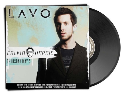 Lavo New York: Calvin Harris - May 5, Steve Aoki - May 19