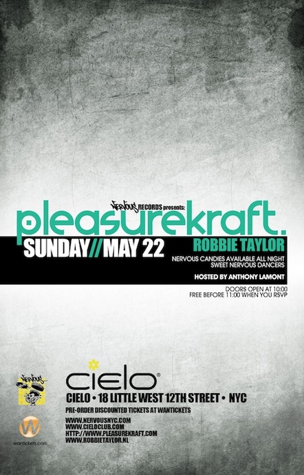 Nervous Records Presents Pleasurekraft @ Cielo On May 22, 2011