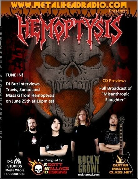 Hemoptysis Interview; Full Album Broadcast To Air On Metalhead Radio