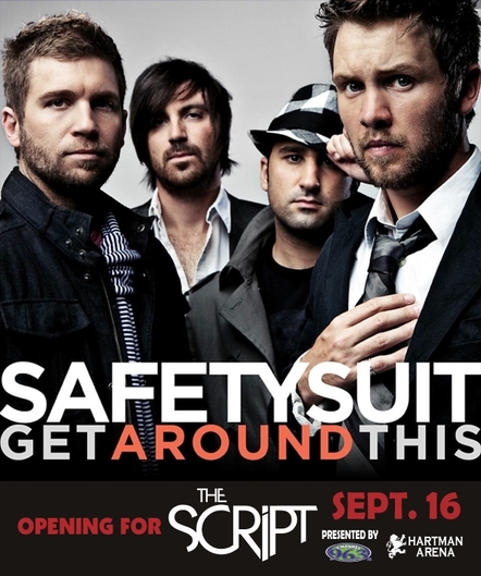 SAFETYSUIT to Join The Script on the Road; Sophomore Album Due Out October 18, 2011