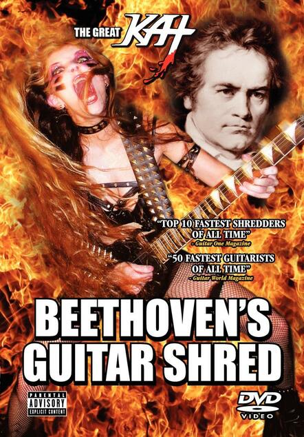 Mevio Music Features The Great Kat's "Beethoven's Guitar Shred" DVD In Mevio's "Music Holiday Buying Guide"!
