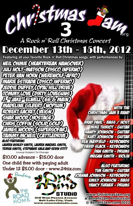 Christmas Jam To Aid Utah's Homeless