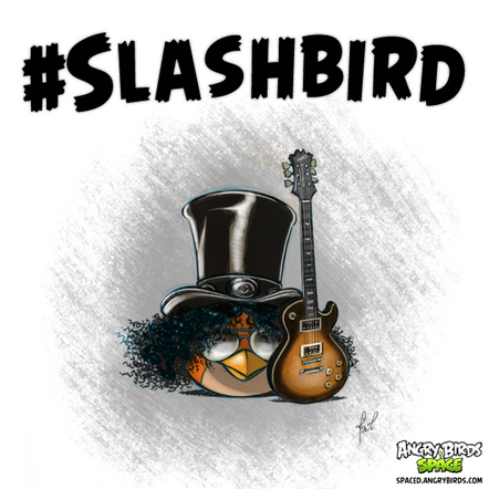 Slash: Partners With Angry Birds Space For 'Slashbird'; New Single 'Anastasia' On Track To Break Top 25