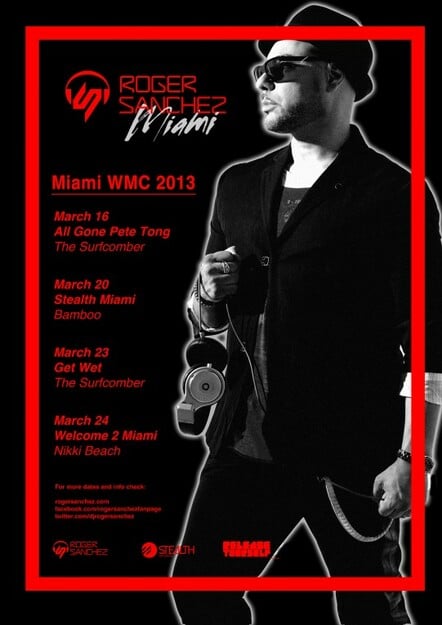 Roger Sanchez: Miami WMC '13 Tour