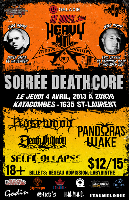 En Route To Heavy MTL: Round 4: Deathcore Night Guest Judges Jamey Jasta (Hatebreed) & Eric Jarrin (Despised Icon, Heaven's Cry)