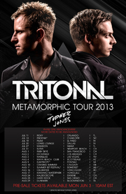 Tritonal Headlining Summer North American Metamorphic Tour; Phase One Announced