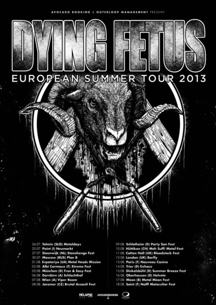 Dying Fetus - Dying Fetus Announce European Headline Tour