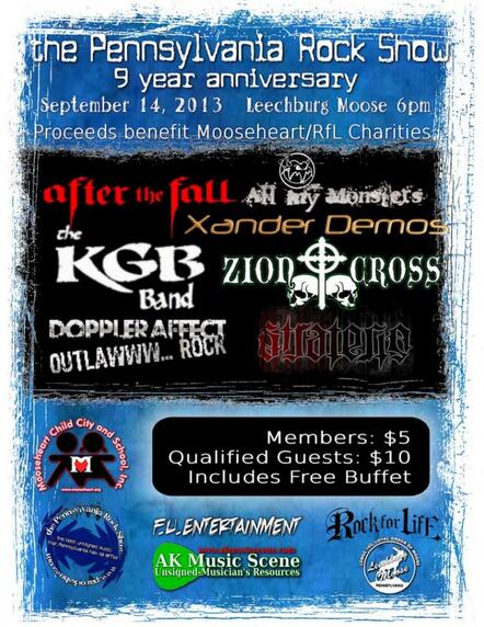 Xander Demos Set To Rock The PA Rock Show 9th Anniversary Concert This Saturday