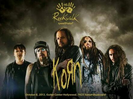 Grammy Award-Winning Hard Rock Innovators Korn To Be Inducted Into Guitar Center's Historic RockWalk