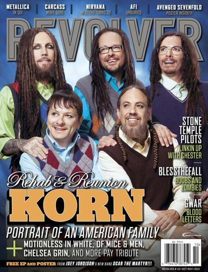 Korn Featured On The Cover Of October/November Issue Of Revolver; New Album-'The Paradigm Shift'-Out October 8