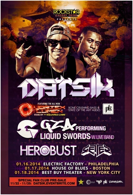 Datsik Announces Additional Dates For The 'Digital Assassins' Tour And Co-headlining Dates With GZA Of Wu-Tang In January