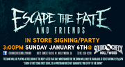 Escape The Fate To Play Free Show On January 6, 2013 At The Roxy; New Album Coming Spring 2013!