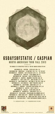 The World Is A Beautiful Place And I Am No Longer Afraid To Die Announce November Dates With 65DaysofStatic & Caspian