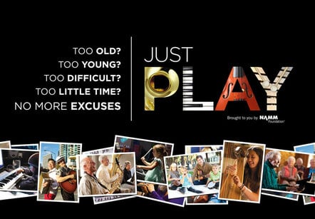 Just Play: New NAMM Foundation PSA Campaign Unveiled At 2013 NAMM Show