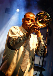 Glen David Andrews Performing On Playing For Change Charity Comp, Louisiana Red Hot Records Distributing Back Catalog