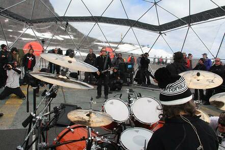 Metallica Performs In Antarctica!