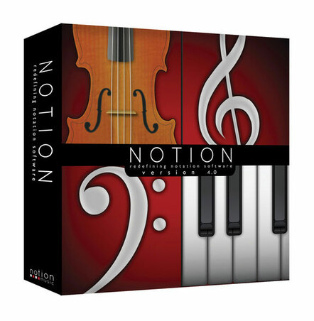 Notion Music Releases Notion 4.0 Music Notation Software