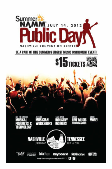 Summer NAMM Public Day Offers Access Into Exclusive Music Products Event On July 14, 2012