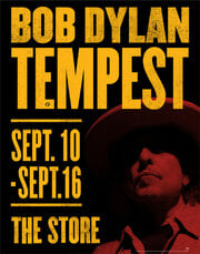 Highly Anticipated Release Of Bob Dylans Tempest Album To Be Celebrated By Numerous Fan Events Around The World