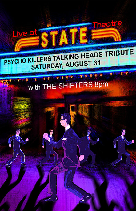 Psycho Killers, Talking Heads Tribute Band, Prepare To Play The Historic State Theatre In Falls Church, VA!