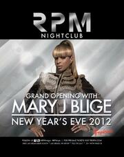 Ring In The New Year With Mary J Blige At RPM Nightclub Inside Tropicana Las Vegas