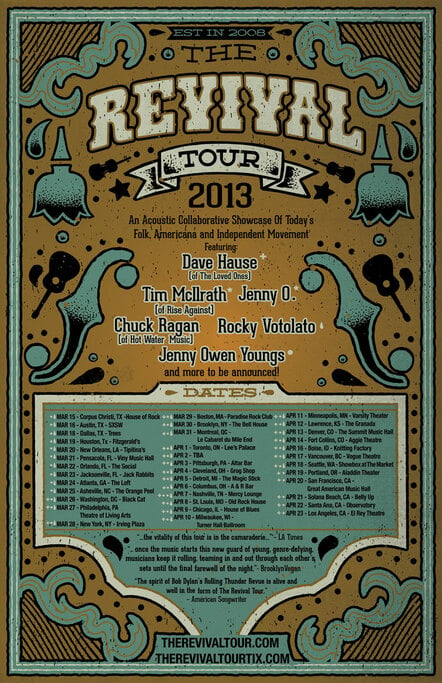 The Revival Tour 2013 Announces Line-up, Dates!