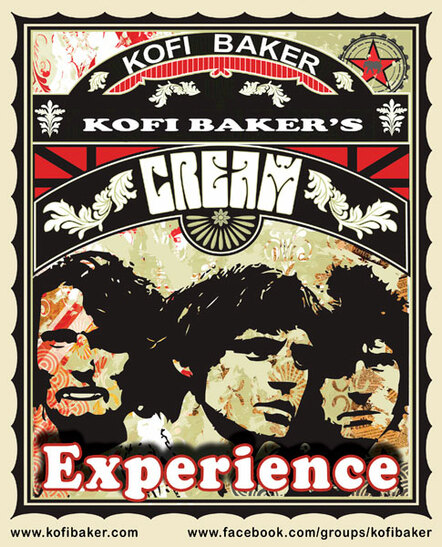 Kofi Baker's Cream Experience North American Tour To Begin Spring 2012