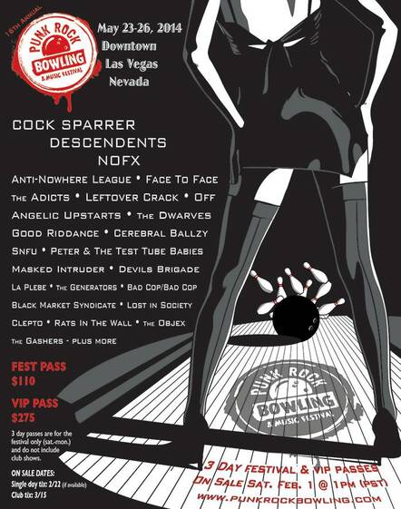 Against Me! And The Slackers Added To The 16th Annual Punk Rock Bowling And Music Festival